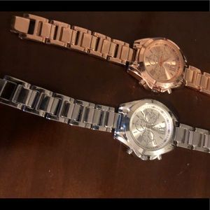 Women’s watch and arm charm